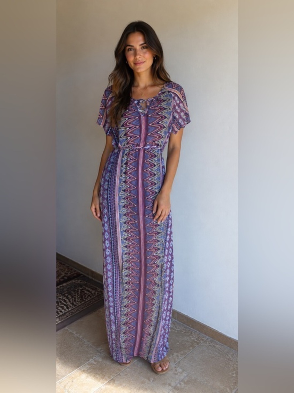 Patrons of Peace Aztec Maxi Dress